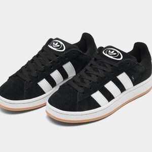 adidas Sneakers with White Stripes and Gum Sole